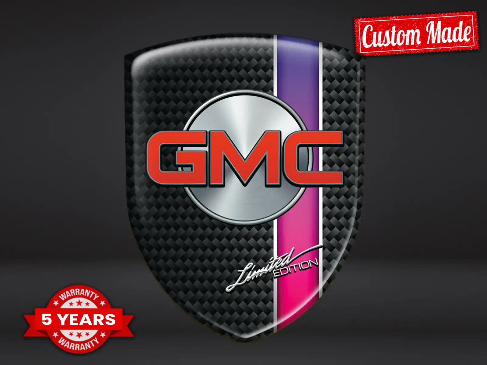 GMC Décalcos Vitre Arrière Auto Max Durable Stylé Pro